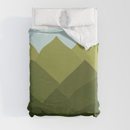 Mountains and Sky Duvet Cover