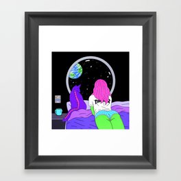Alien Girl Framed Art Print