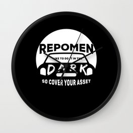 Repossession Agent: Funny Repo Agent Gift Wall Clock