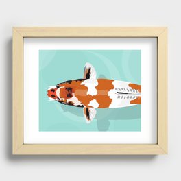 Orange Koi Fish  Recessed Framed Print