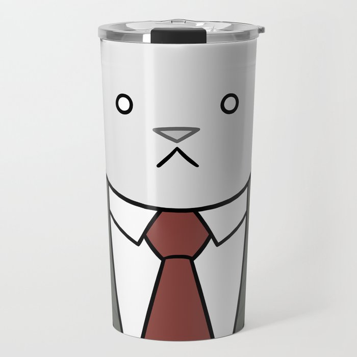 Business Cat Travel Mug