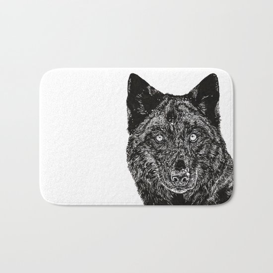 Wolf Bath Mat