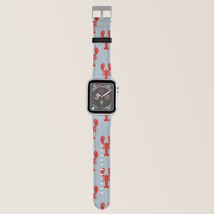 Apple Watch Band Apple Watch Band Cape Cod Lobsters by Quinnhopp 42mm 44mm Black Society6