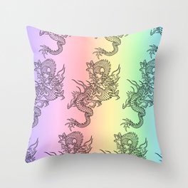 Dreamy Dragon Throw Pillow