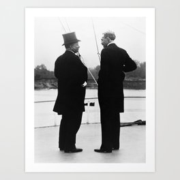 Teddy Roosevelt and Chief Forester Gifford Pinchot - 1907 Art Print
