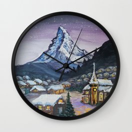 Zermatt Wall Clock