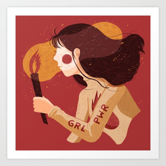GIRL POWER Art Print