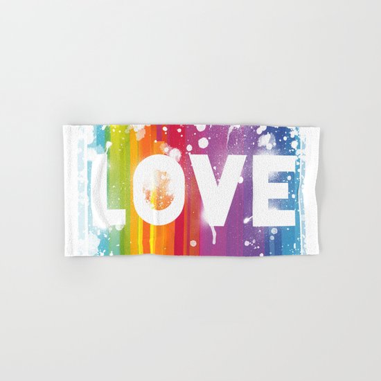 For Love - White Background Hand & Bath Towel