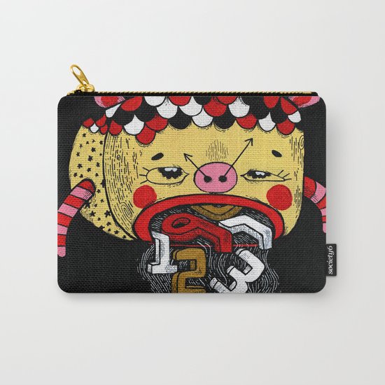How much Time do we have left (CLOCK) Carry-All Pouch