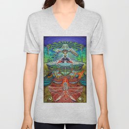Dimensional Traveler  V Neck T Shirt