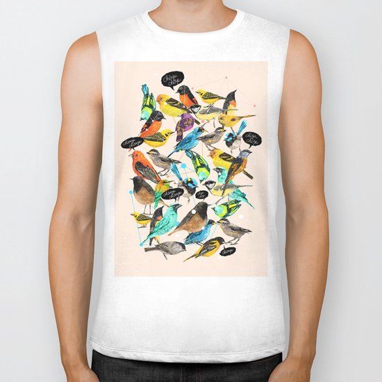 Chirp Chirrup Biker Tank
