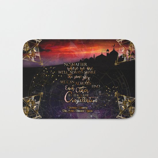 Constellation - The Star Touched Queen Bath Mat
