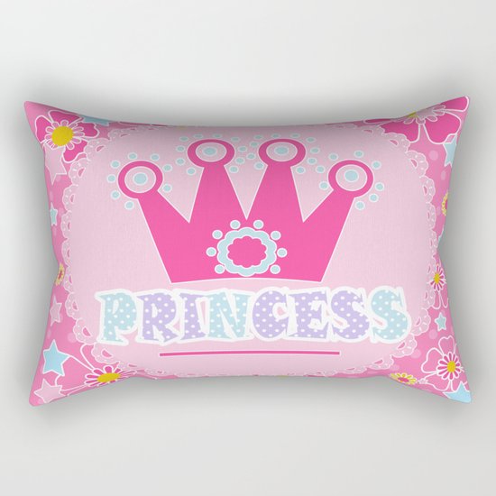 For the little Princess. From the series "Gifts for kids" . Rectangular Pillow