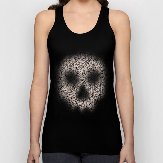 Skull Pattern Unisex Tank Top