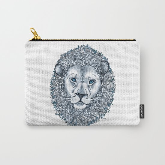 Blue Eyed Lion Carry-All Pouch