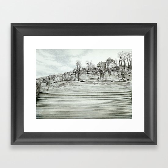 City layers Framed Art Print