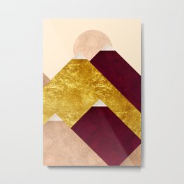 Modern Mountain No3-P2 Metal Print