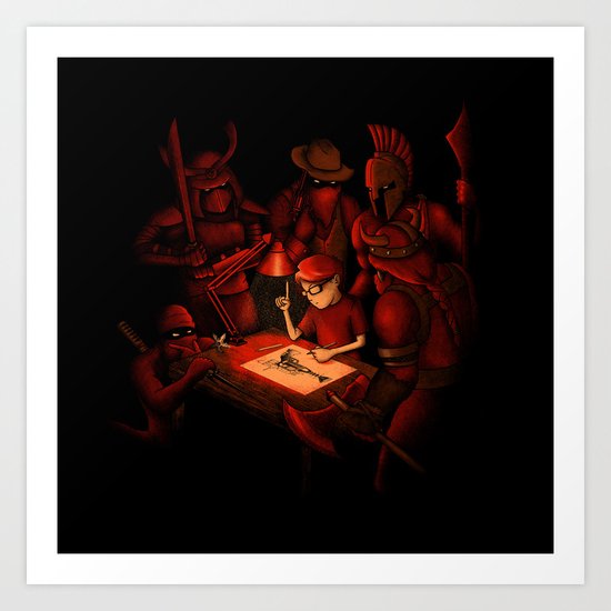 Draw Your Weapon Art Print