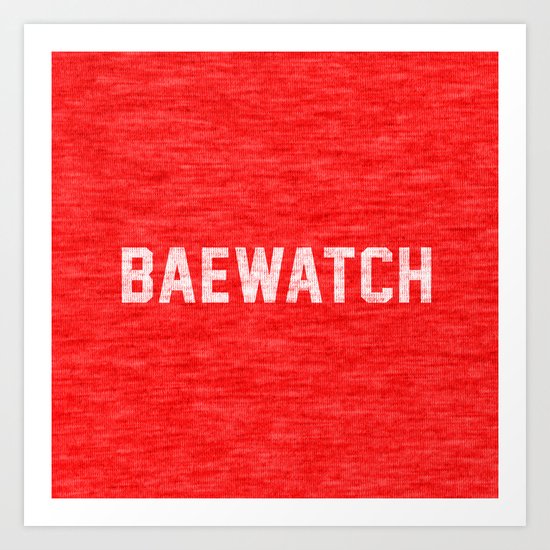 Baewatch Art Print