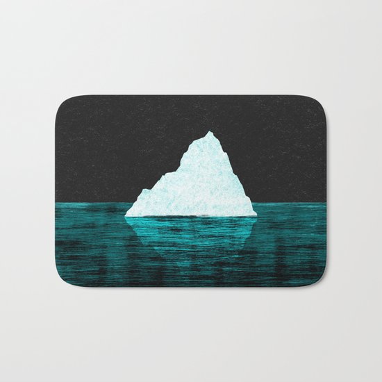 ICEBERG AHEAD! Bath Mat
