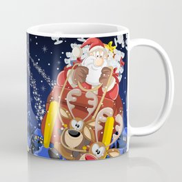Griswold Toons 14 Santa Over The City Coffee Mug