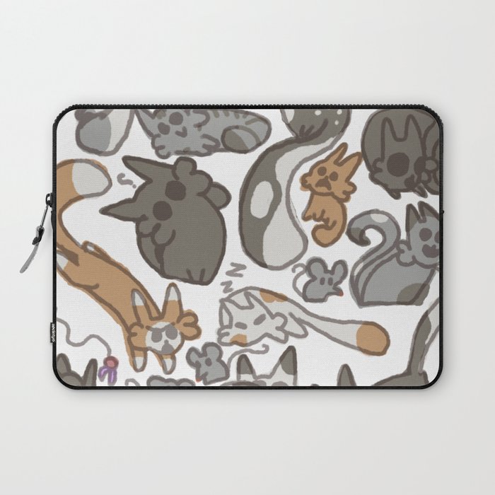 Cats, Cats, and More Cats Laptop Sleeve