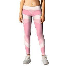 Pink Love Hearts  Leggings