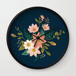Spring flowers Wall Clock