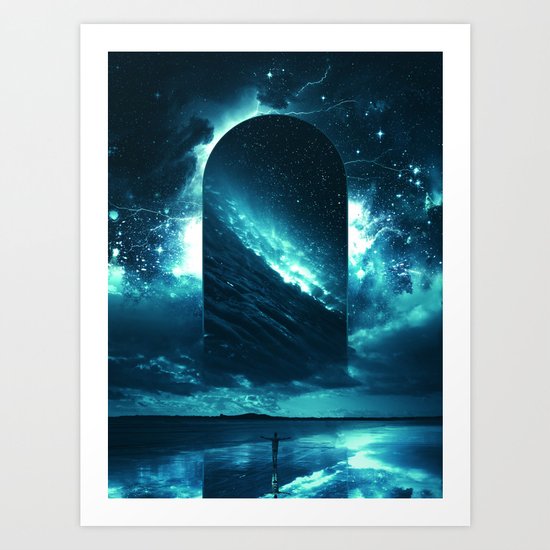 Cosmic Storm Art Print