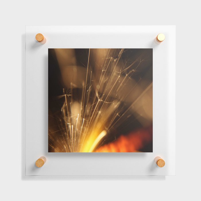 Fire and spark 5 Floating Acrylic Print