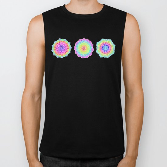 Psychedelic Summer Biker Tank
