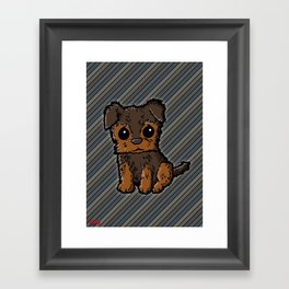 Troy - Silky Terrier Framed Art Print