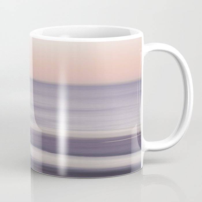 Soft dreamy portugese sunset art print- pastel long exposure- ocean nature and travel photography Coffee Mug