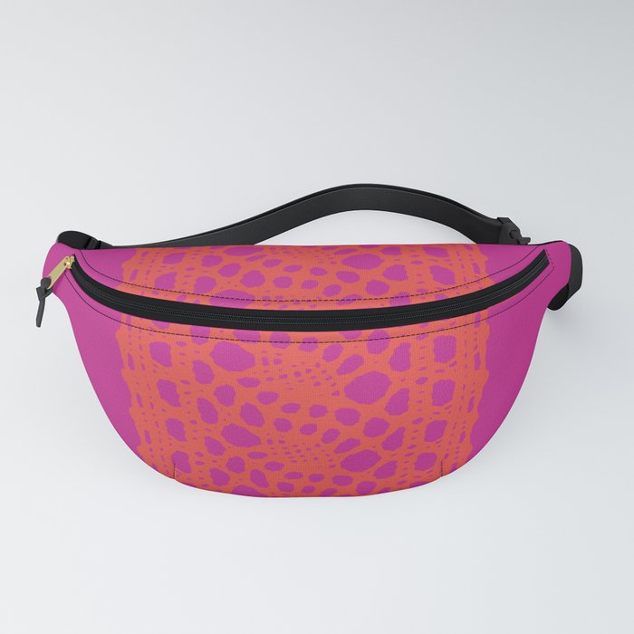 Lace in orange and pink Fanny Pack