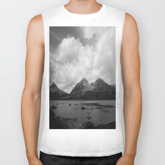 Colorless Paradise Biker Tank