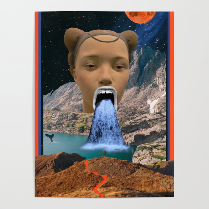 Untitled Digital Collage Poster