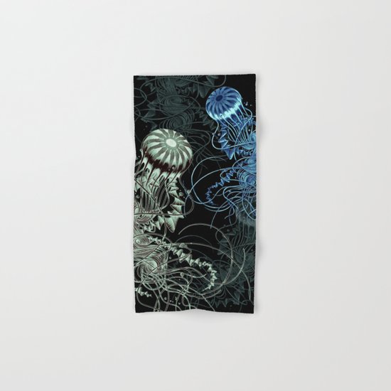 Chrysaora hysoscella (Dark) Hand & Bath Towel