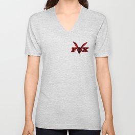 Anime Fox V Neck T Shirt