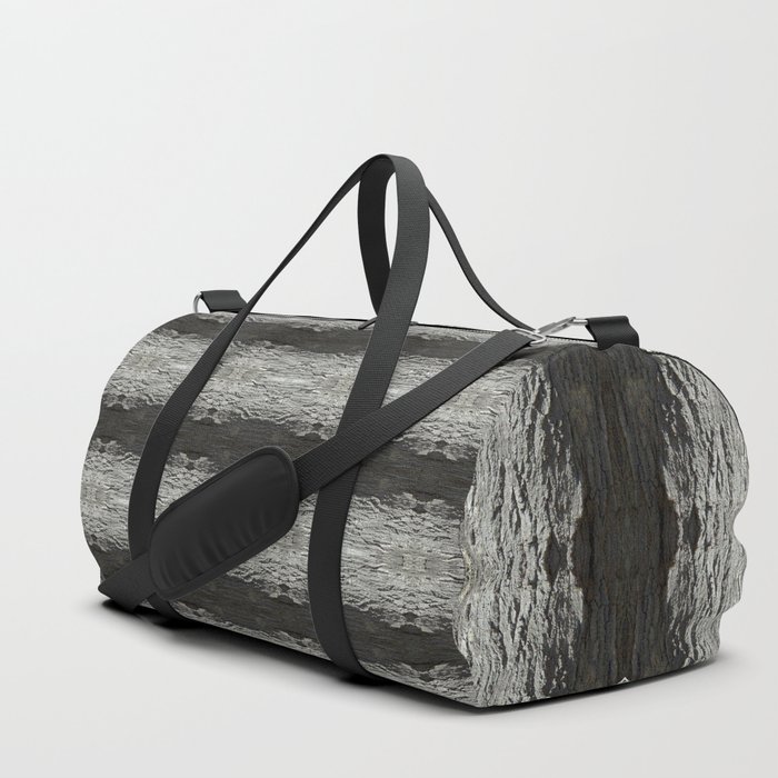 Oak Tree Bark Horizontal Nature Pattern by Debra Cortese Designs Duffle Bag