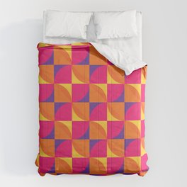 Retro - pattern, 70s, print Comforter