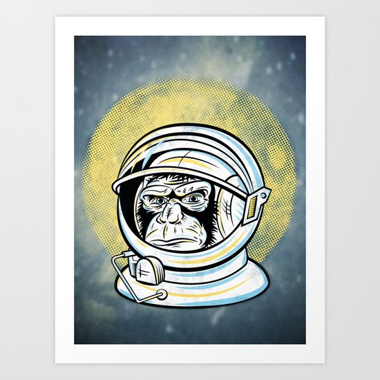 Space Ape Art Print