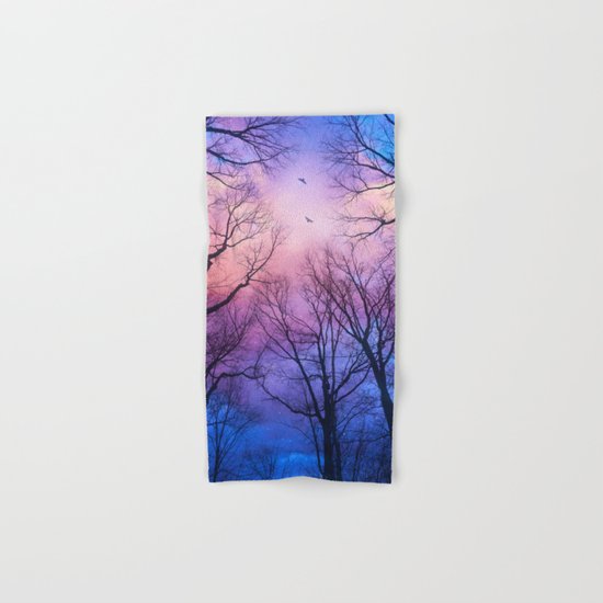 A New Day Will Dawn (Day Tree Silhouettes) Hand & Bath Towel