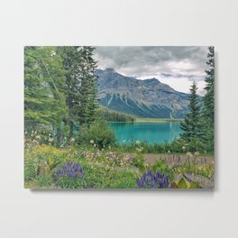 Emerald Lake Metal Print | Lake, Relaxing, Photo, Digital, Green, Emeraldlake, Water, Nature, Canada, Beautiful 
