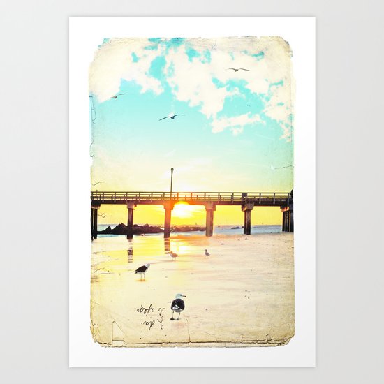 Boardwalk Art Print