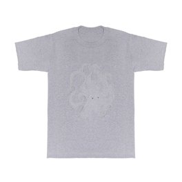 Octopus Of The Sea Line Drawing   T Shirt