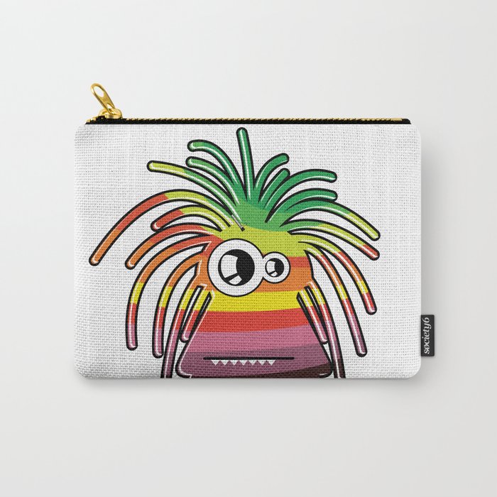 Funny color monster.  Carry-All Pouch