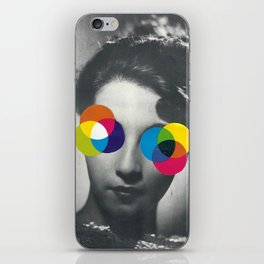 Psychedelic glasses iPhone Skin