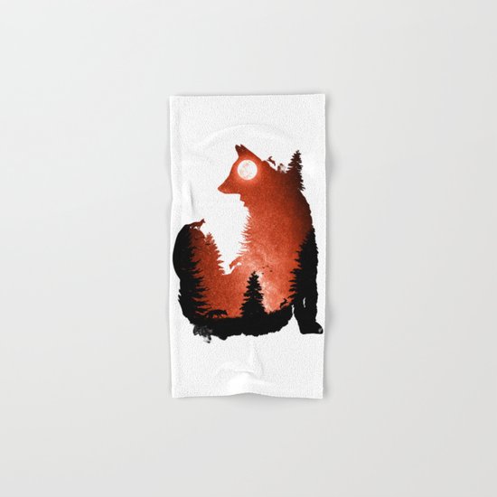 In the Swaying Forest Trees Hand & Bath Towel