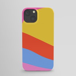Colorful Sunset Minimalistic Art Print Design iPhone Case
