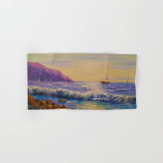 To his native shores Hand & Bath Towel